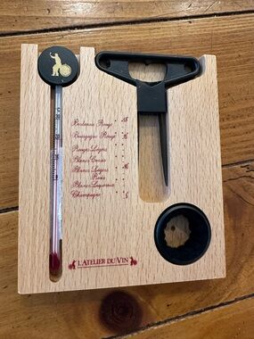 L’ATEIER DU VIN Accessory set with Corkscrew and Thermometer